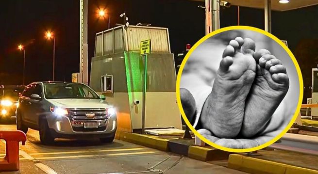 Mujer da a luz en auto tras no poder pagar peaje por falta de efectivo