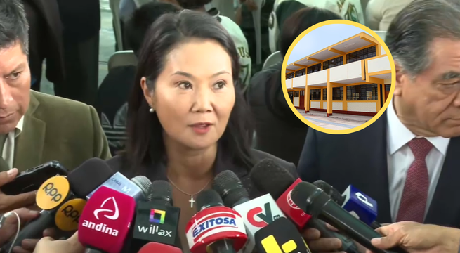 Keiko Fujimori: "Construiremos 2 mil colegios y modernizaremos otros 3 mil" | VIDEO