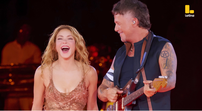 ¡Shakira y Alejandro Sanz muestran su gran complicidad tras concierto de Madrid!