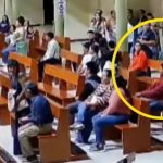 Roban bolso durante misa en una iglesia de Chiclayo | VIDEO