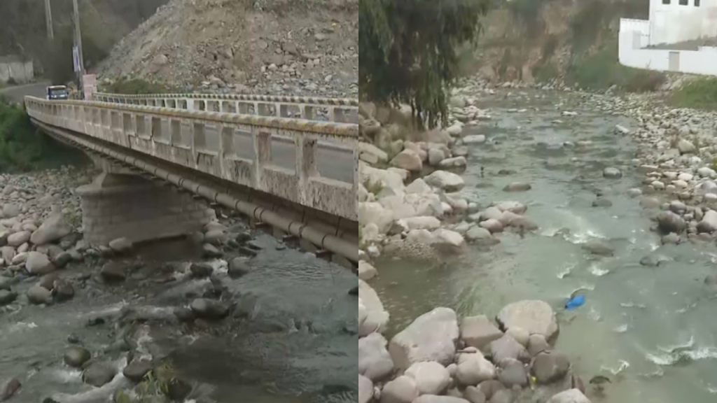 Chosica: puente de más de 50 años sin mantenimiento pone en riesgo a vecinos ante el FEN | VIDEO