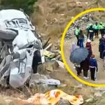 Tragedia en Pasco: siete integrantes de una familia mueren tras caer al abismo
