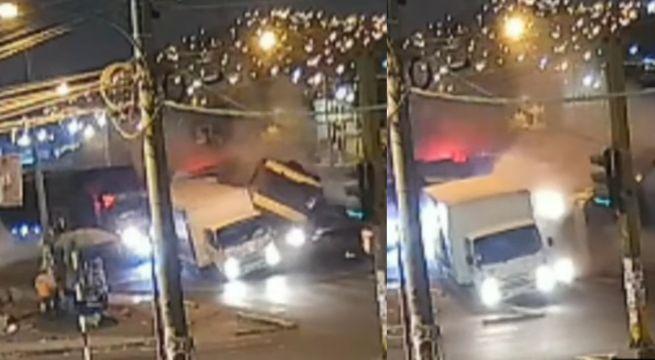 Accidente múltiple en Puente Piedra deja un muerto y cuatro heridos: cinco vehículos colisionaron