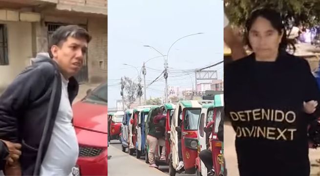 Capturan a integrantes de familia que cobraba cupos a más de 100 mototaxistas en Comas