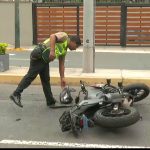 San Isidro: Hombre muere al despistarse con su moto y chocar contra berma central de avenida