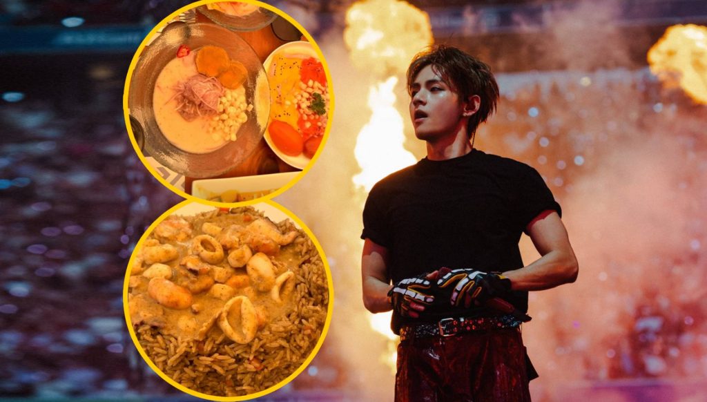 Integrantes de BTS comen ceviche en Lima: V sorprende a fans con historias en IG a un día de su show