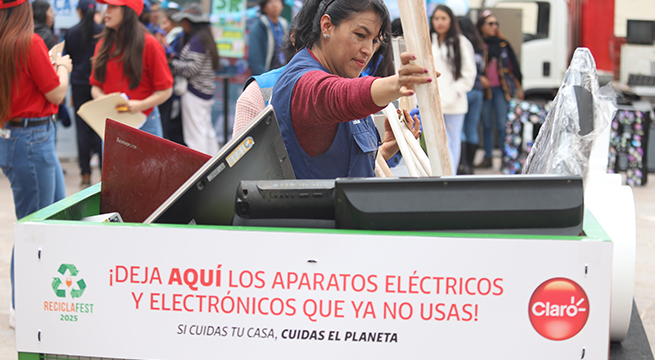 ¿Sabes qué hacer con los aparatos electrónicos que ya no usas? Claro impulsa su reciclaje responsable en el Perú