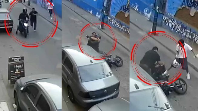 Policías vestidos de civil golpean a ladrón para frustrar asalto en el Rímac | VIDEO