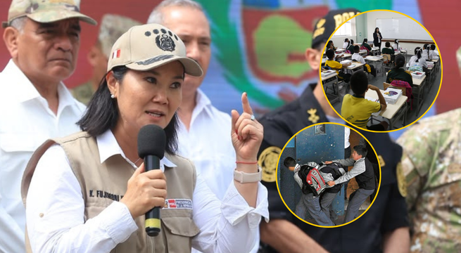Keiko Fujimori anuncia nuevos lineamientos de disciplina escolar que habilita la expulsión