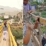 Lima Norte: 100 vecinos construyen puente ante inacción de las autoridades