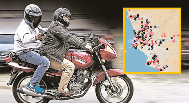 El mapa de la muerte: Más de 220 ataques a balazos contra el transporte público en Lima y Callao en el último año