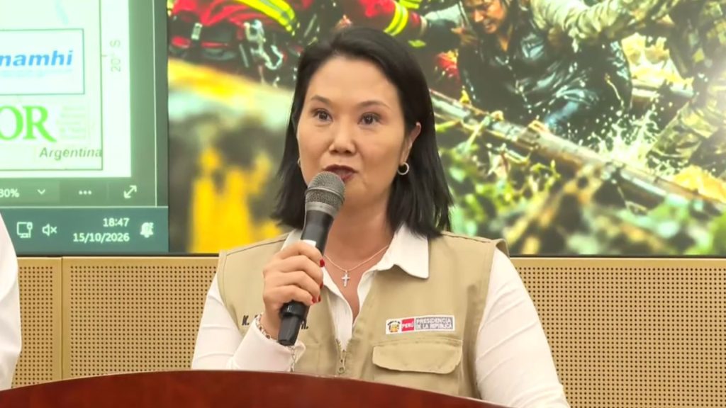 Keiko Fujimori anunció apoyo de EE.UU., Japón y China para enfrentar el fenómeno El Niño | VIDEO