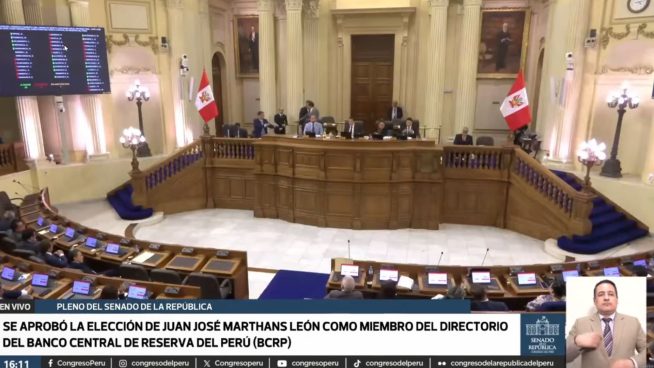 Senado eligió a tres nuevos directores del BCR para el periodo 2026-2031 | VIDEO