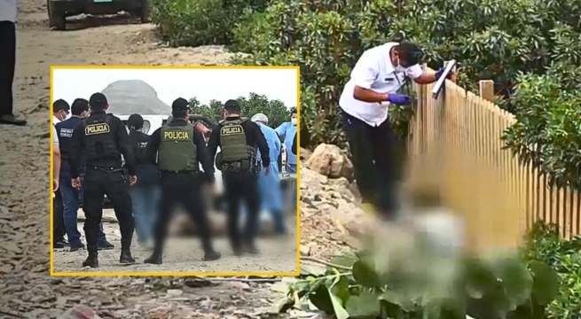 Hallan cadáver envuelto en una sábana y cubierto con costales en Ventanilla