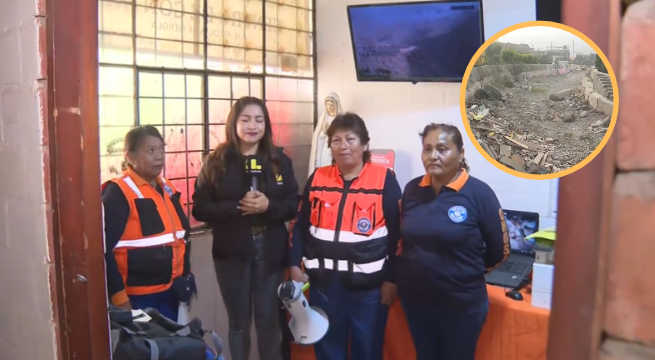 Chosica: vecinos implementan centro de vigilancia ante activación de la quebrada Quirio | VIDEO