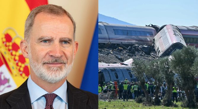 Reyes de España expresan sus condolencias tras trágico accidente ferroviario: “Estamos conmovidos y preocupados”