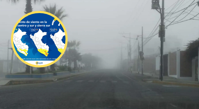 Senamhi alerta incremento de vientos fuertes en la costa y sierra sur del 18 al 20 de octubre
