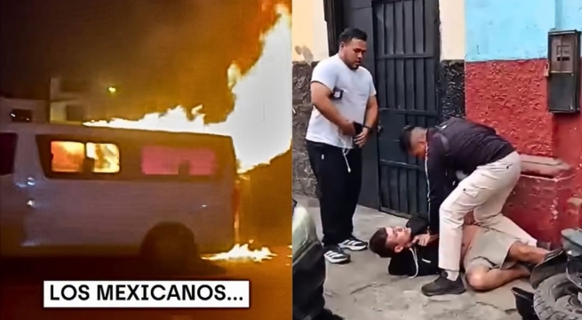 Sujetos recibieron 200 soles para incendiar minivan donde murió un chofer