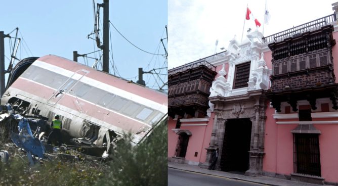 Perú expresó su consternación por accidente de tren en España: “Nuestras más sentidas condolencias”