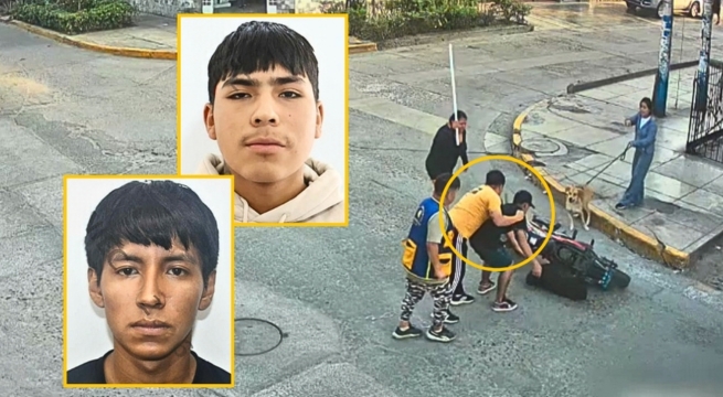 Vecinos atrapan y golpean a dos delincuentes tras robo a mujer en SMP