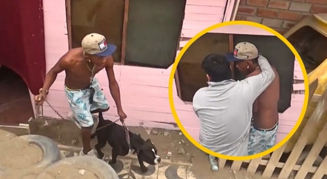 Vendedores de droga intentaron intimidar a la Policía con un perro durante operativo