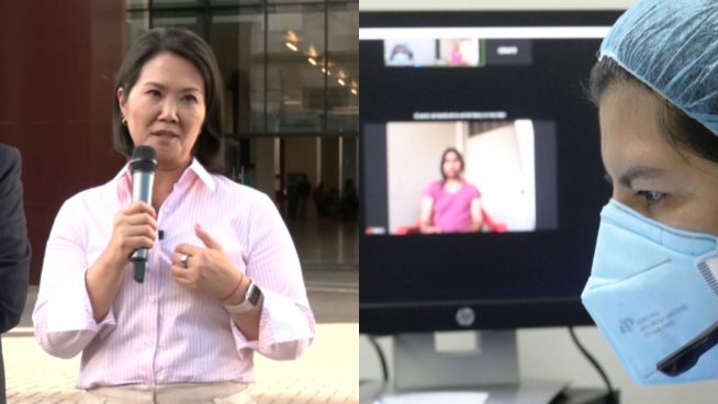 Keiko Fujimori anuncia que impulsará la telemedicina en el Perú y toma como referencia modelo salvadoreño | VIDEO