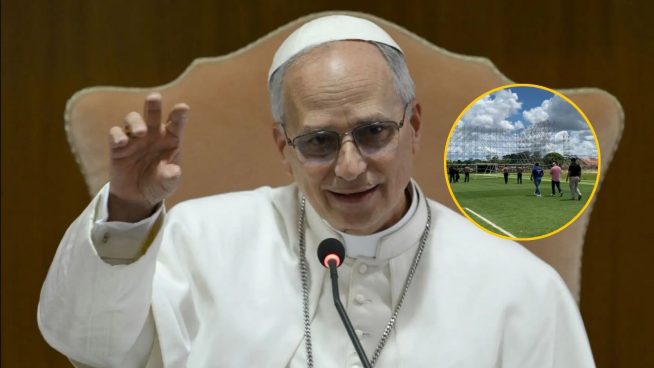 Instalan estrados para misas del papa León XIV en Pimentel y Pucallpa, previo a su visita al Perú | VIDEO