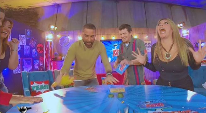 Patricia Alquinta, Lucy Bacigalupo y los patas jugaron a la ‘Palabra rápida’