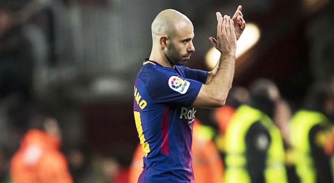 Barcelona anunció homenaje para despedir a Javier Mascherano