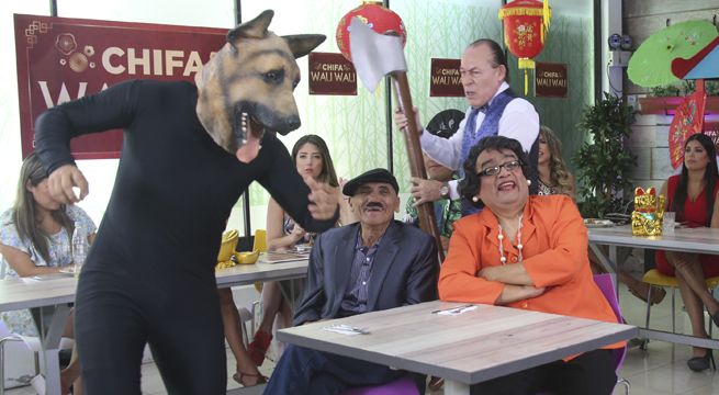 Doña Gloria y su esposo se llevaron una gran sorpresa en el chifa Wau Wau