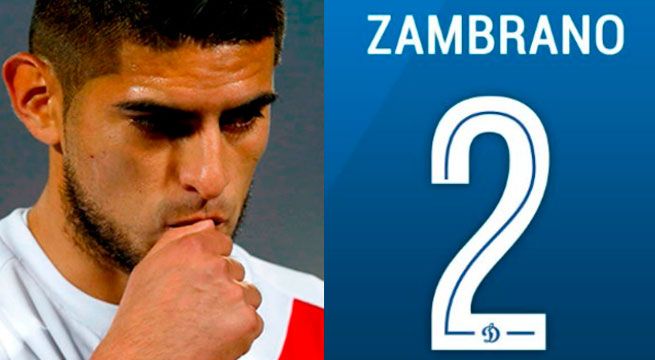 Dinamo de Kiev presentó a Carlos Zambrano como su nuevo refuerzo
