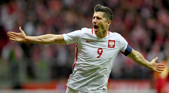Rusia 2018: El peligroso Lewandowski, la figura de Polonia
