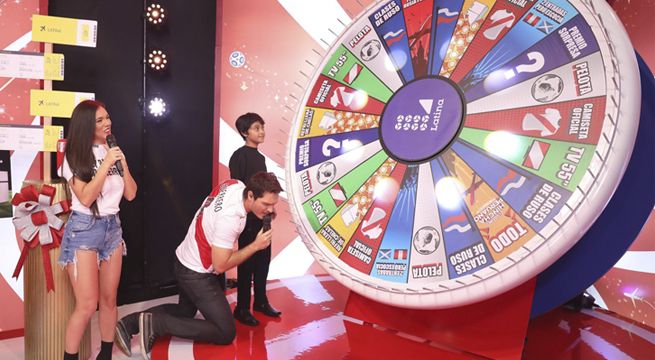 El ganador del primer programa probó suerte en la ruleta de El último hincha peruano en Rusia