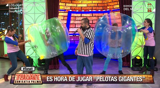 Tunait: Los Cuatro Finalistas jugaron ‘Pelotas gigantes’