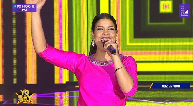 Imitadora de Olga Tañón cantó “Es mentiroso” y puso a todos a bailar