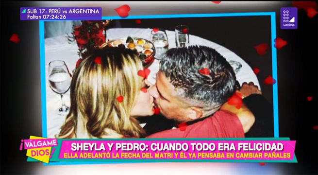 Sheyla Rojas y Pedro Moral: Cuando todo era felicidad