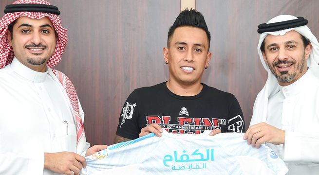 Christian Cueva renovó su contrato con el Al Fateh hasta el 2023