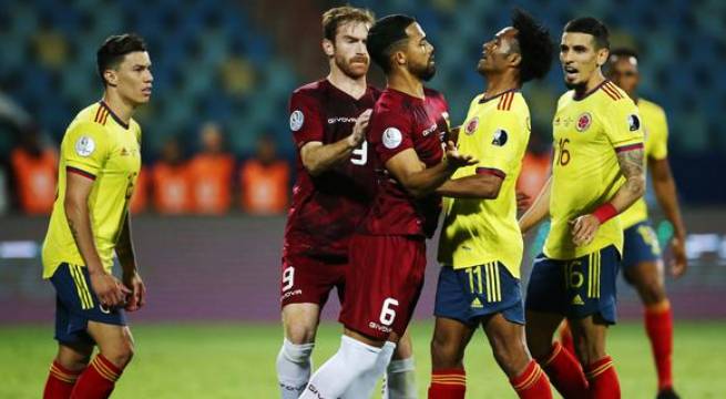 Colombia y Venezuela empatan por la Copa América [Video]