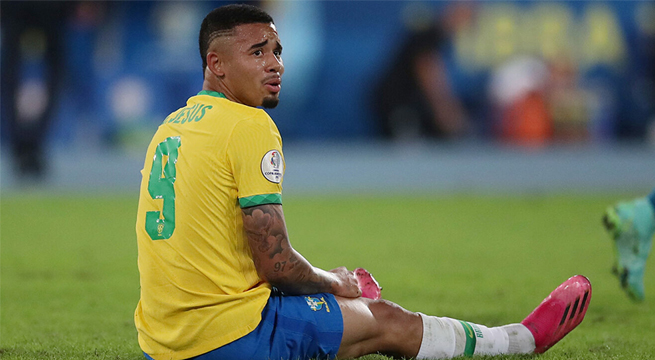 Conmebol suspendió por dos fechas a Gabriel Jesús y se perderá la final de la Copa América