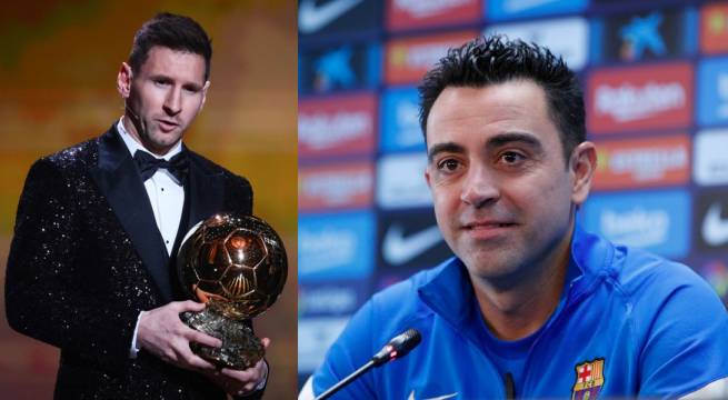 Xavi dice que Lionel Messi merece su séptimo Balón de Oro