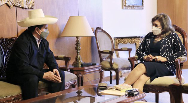 Fiscal de la Nación Zoraida Ávalos no tomará declaración de Pedro Castillo por problemas de salud