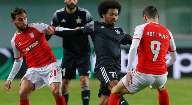 Sheriff Tiraspol se impuso por 2-0 al Sporting de Braga en Europa League