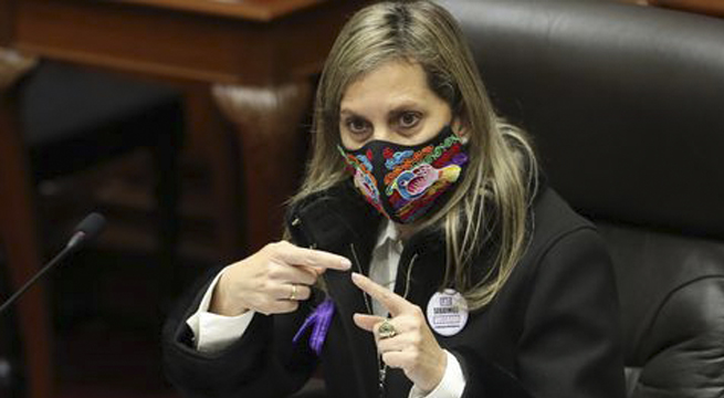 María Alva tras incidente con alcaldesa en el Congreso: “Es una metáfora”