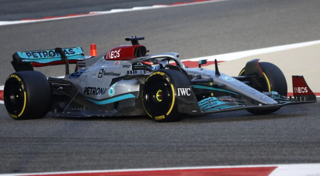Diseño “extremo” del nuevo Mercedes causa sensación en los ensayos de la F1 en Bahréin