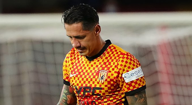 Gianluca Lapadula fue descartado para el próximo partido de Benevento por lesión