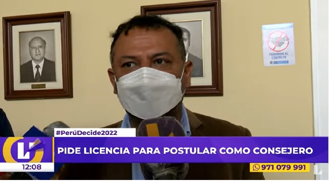 La Libertad: vicegobernador pidió licencia para postular como consejero