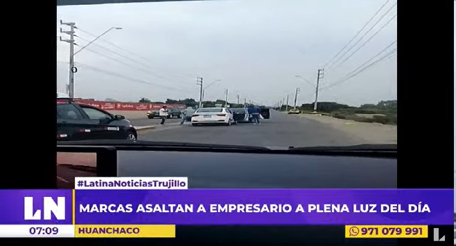 Huanchaco: marcas asaltaron y robaron S/ 9000 a empresario