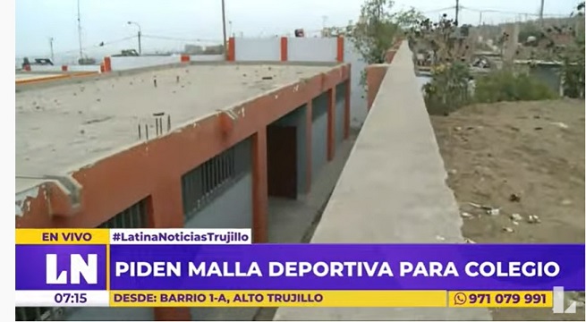 El Porvenir: padres de familia piden mallas para proteger a colegio de delincuentes