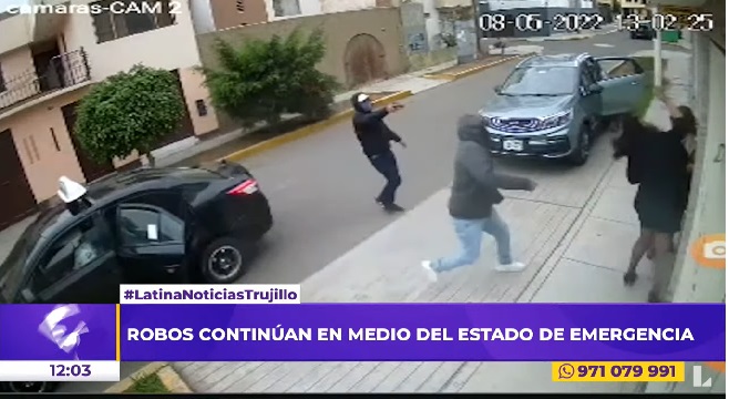 Robos continúan en La Libertad pese al estado de emergencia