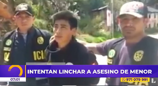 Huamachuco: vecinos casi linchan a hombre que asesinó a menor de edad
